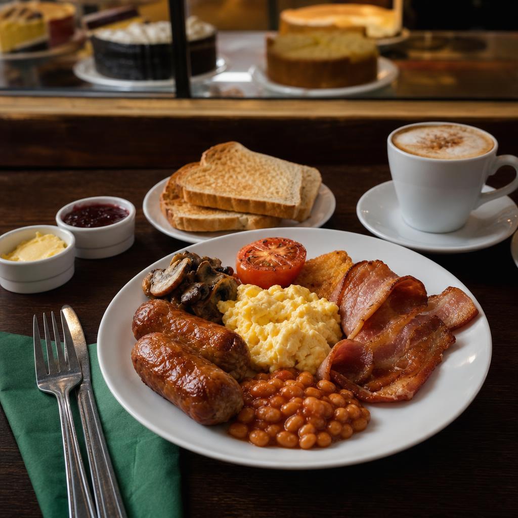 British tea room and patisserie